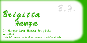 brigitta hamza business card